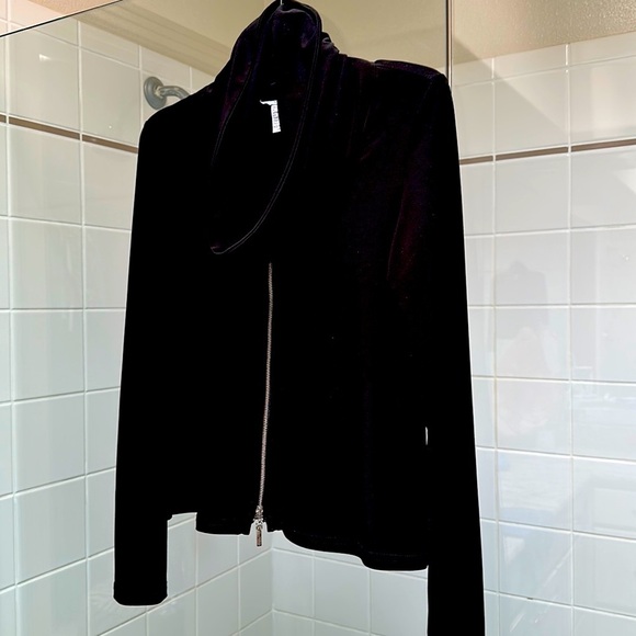 Joseph Ribkoff Reversible Black Top - Picture 1 of 3